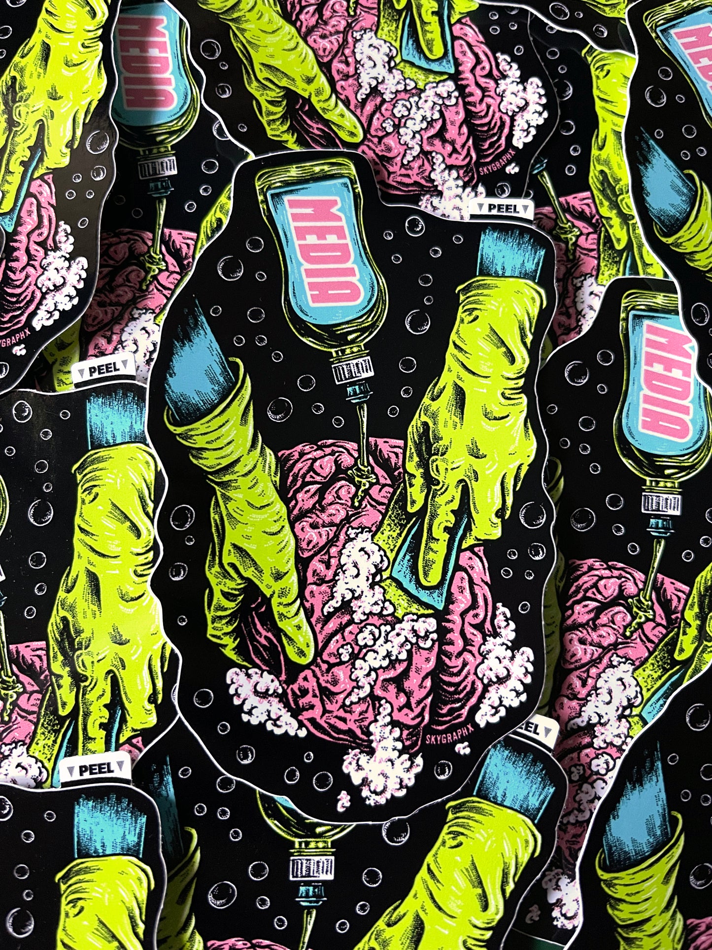 skygraphx brainwash stickers