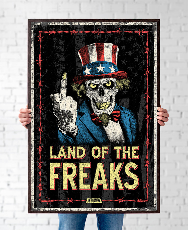 LAND OF THE FREAKS PRINT