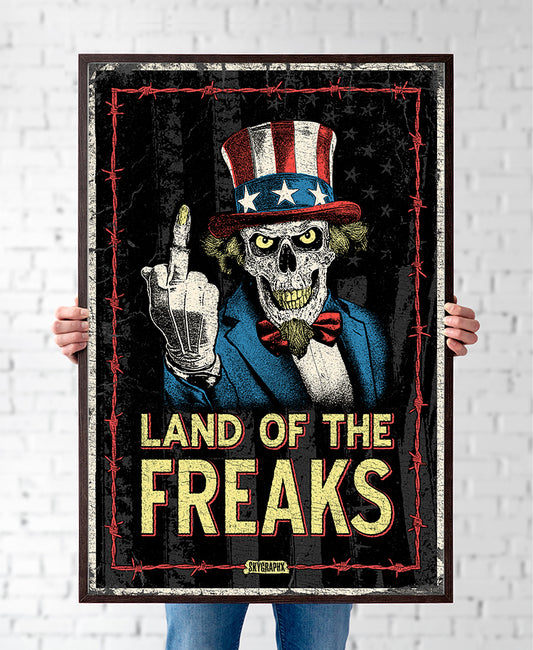 LAND OF THE FREAKS PRINT