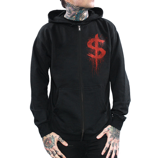 NEVER TRUST THE CORRUPT ZIP-UP HOODIE