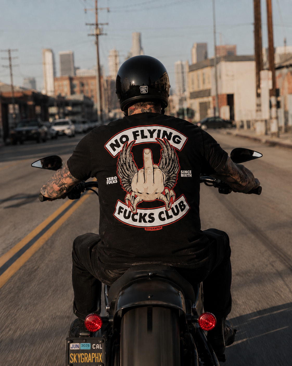 NO FLYING FUCKS T-SHIRT