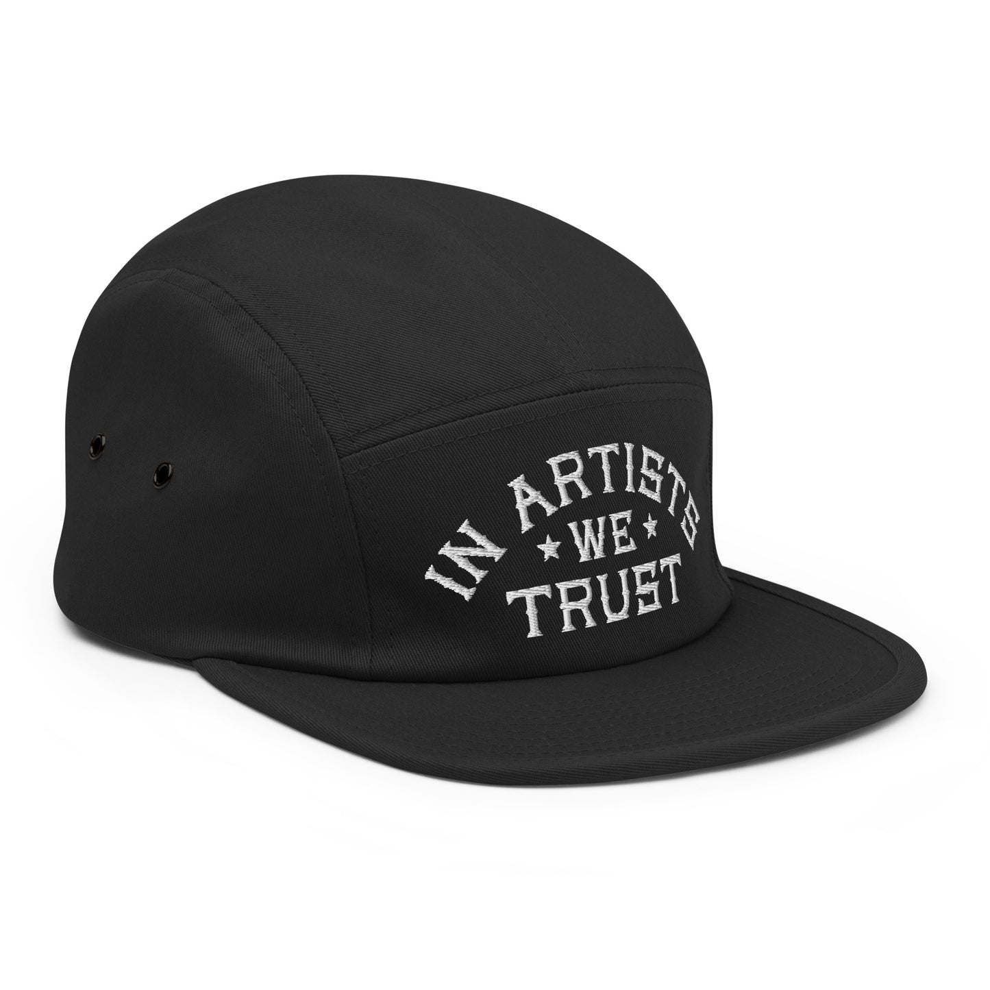 IN ARTISTS WE TRUST FIVE PANEL CAP