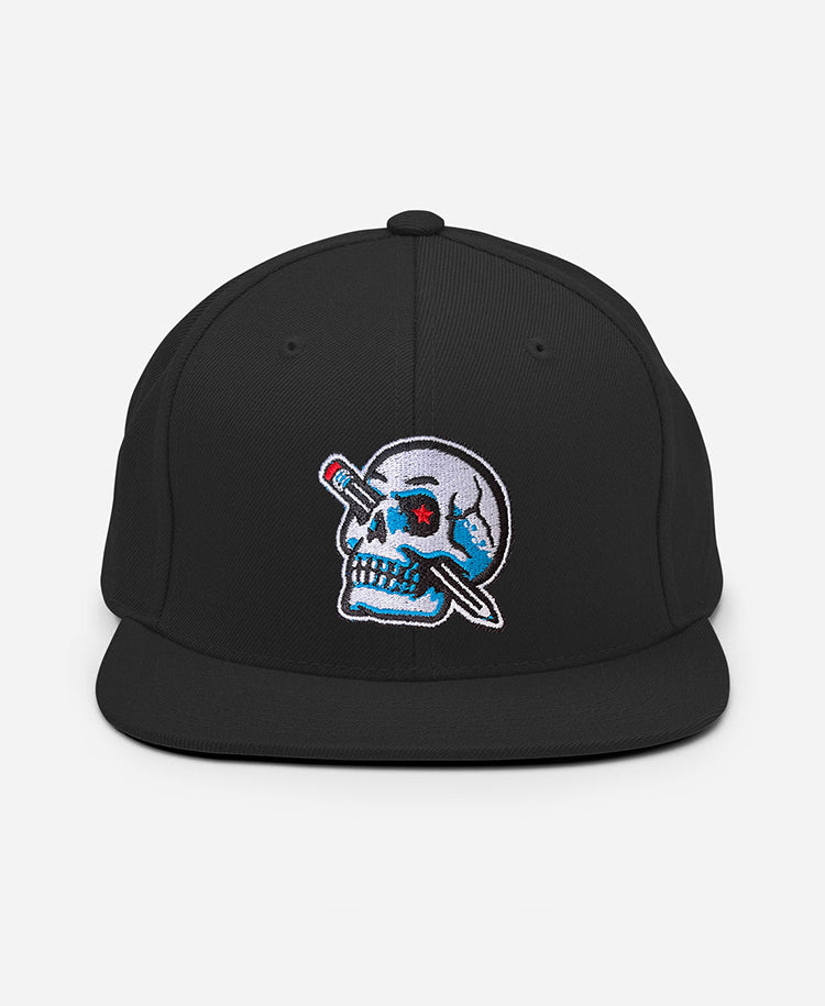 PENCIL SKULL SNAPBACK