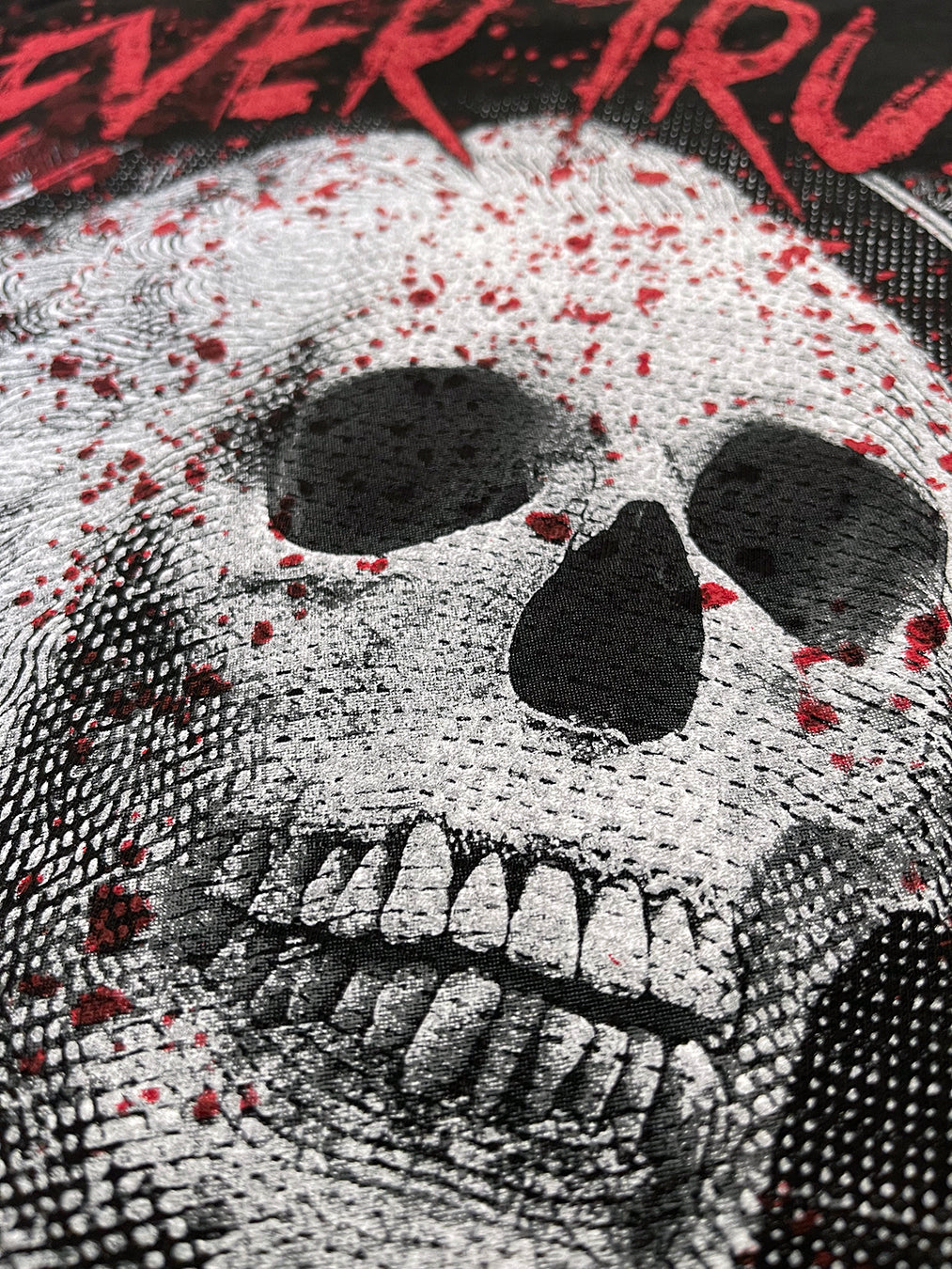 close up of george washington skull
