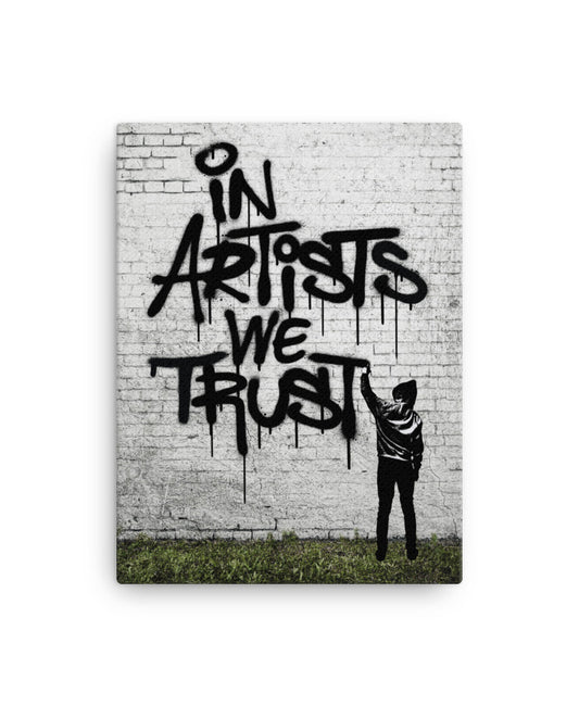 in artists we trust graffiti print