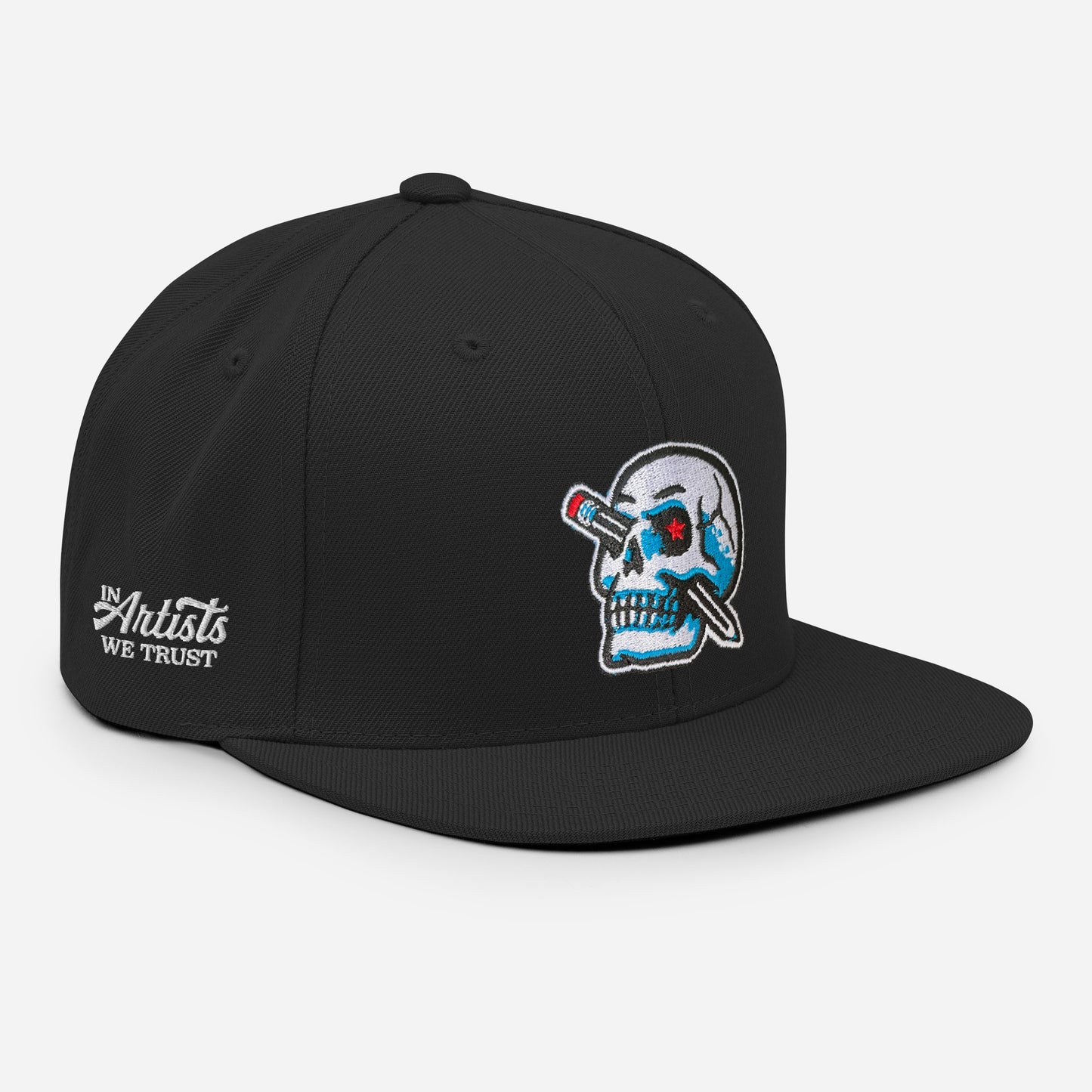 PENCIL SKULL SNAPBACK