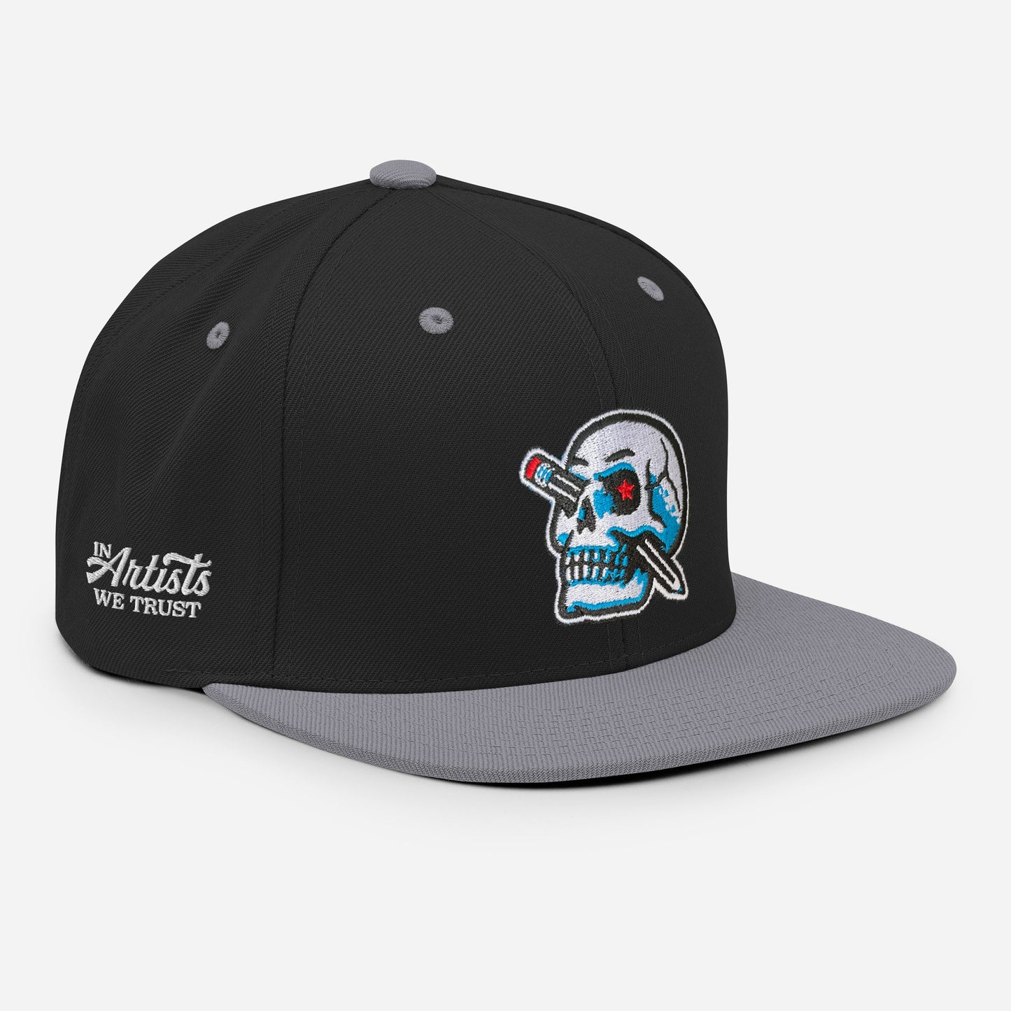 PENCIL SKULL SNAPBACK