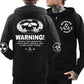 BEWARE OF PEOPLE ZIP-UP HOODIE