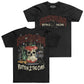 Black t-shirt with graphic design and text 'Rotten 2 The Core' on a white background