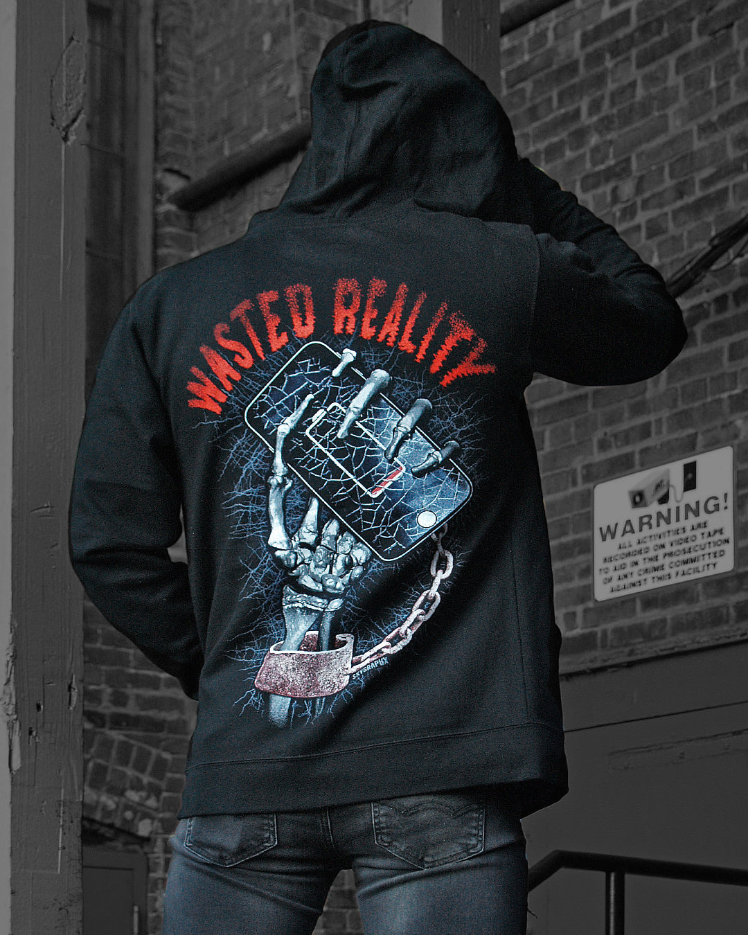WASTED REALITY ZIP-UP HOODIE