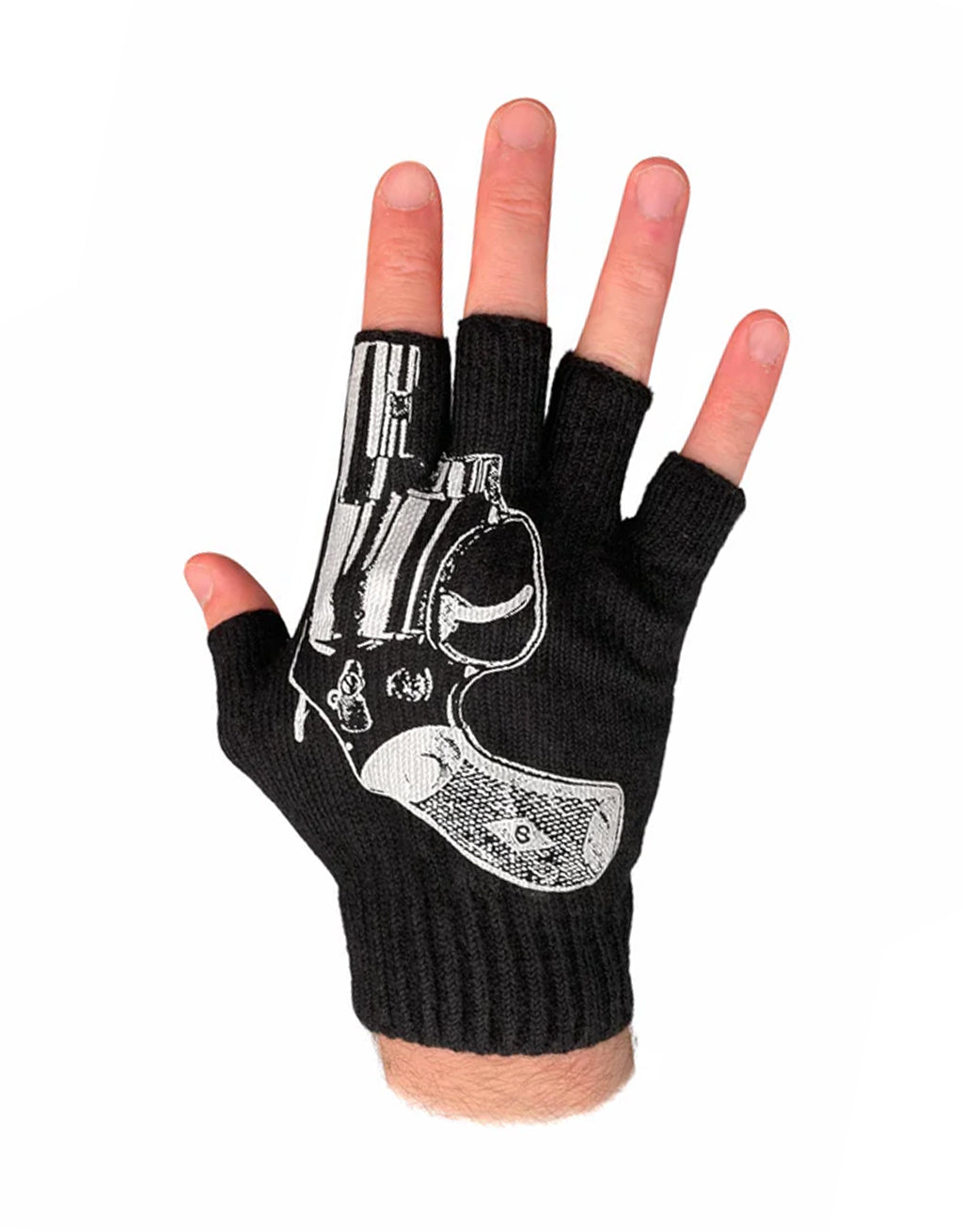 FINGERLESS GUN GLOVES