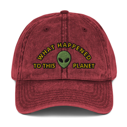 WHAT HAPPENED TO THIS PLANET HAT