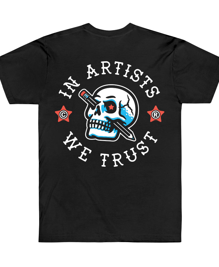 PENCIL SKULL T-SHIRT