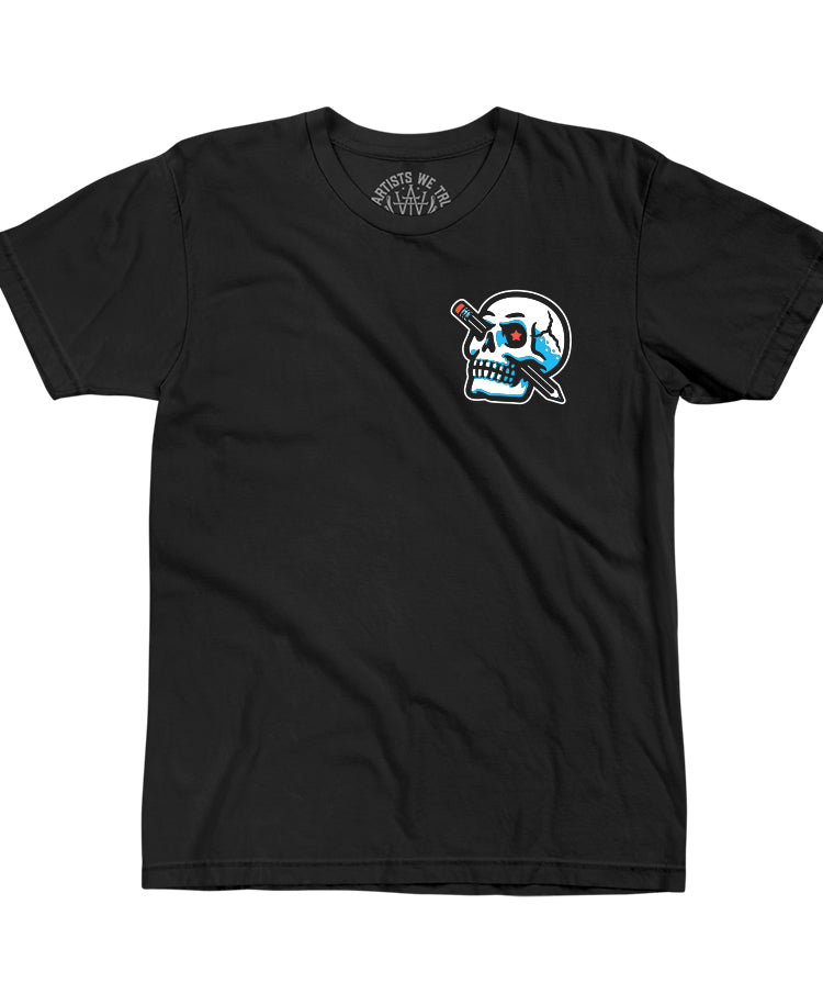 PENCIL SKULL T-SHIRT